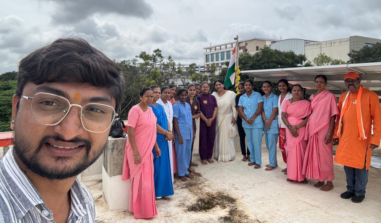 Independence Day Celebration with Hospital Team